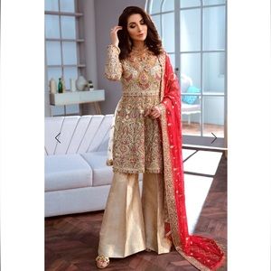 Indian Pakistani Embroidered Salwar Kameez Outfit